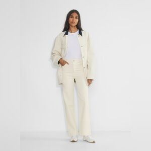 NWT - Denim Forum Arlo Hi Rose Straight Jeans - Size 28 - Vintage White